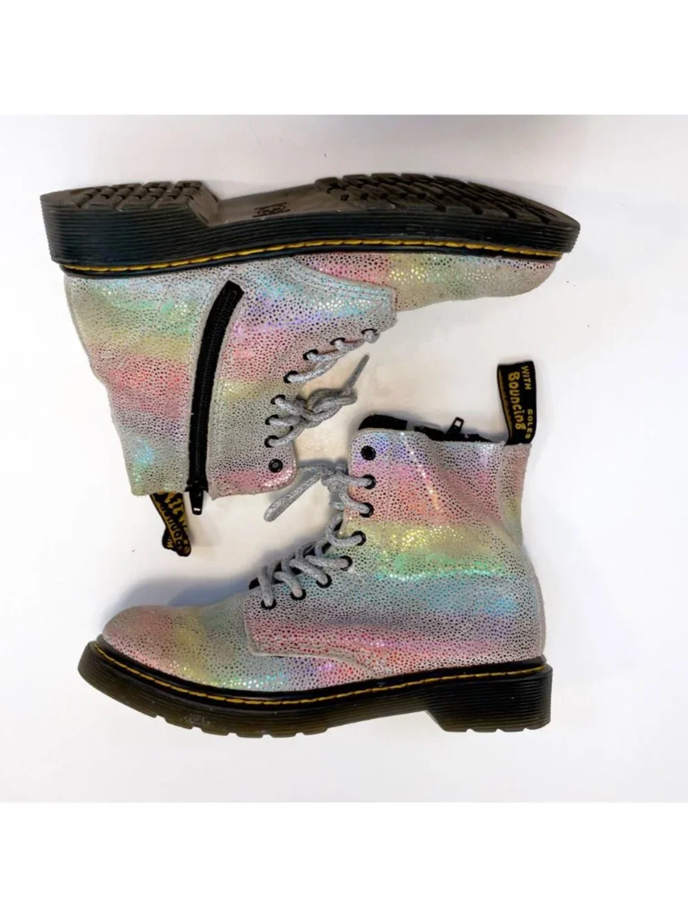 Dr. Marten's Kids Rainbow Suede 1460 Pascal Y, Size 3